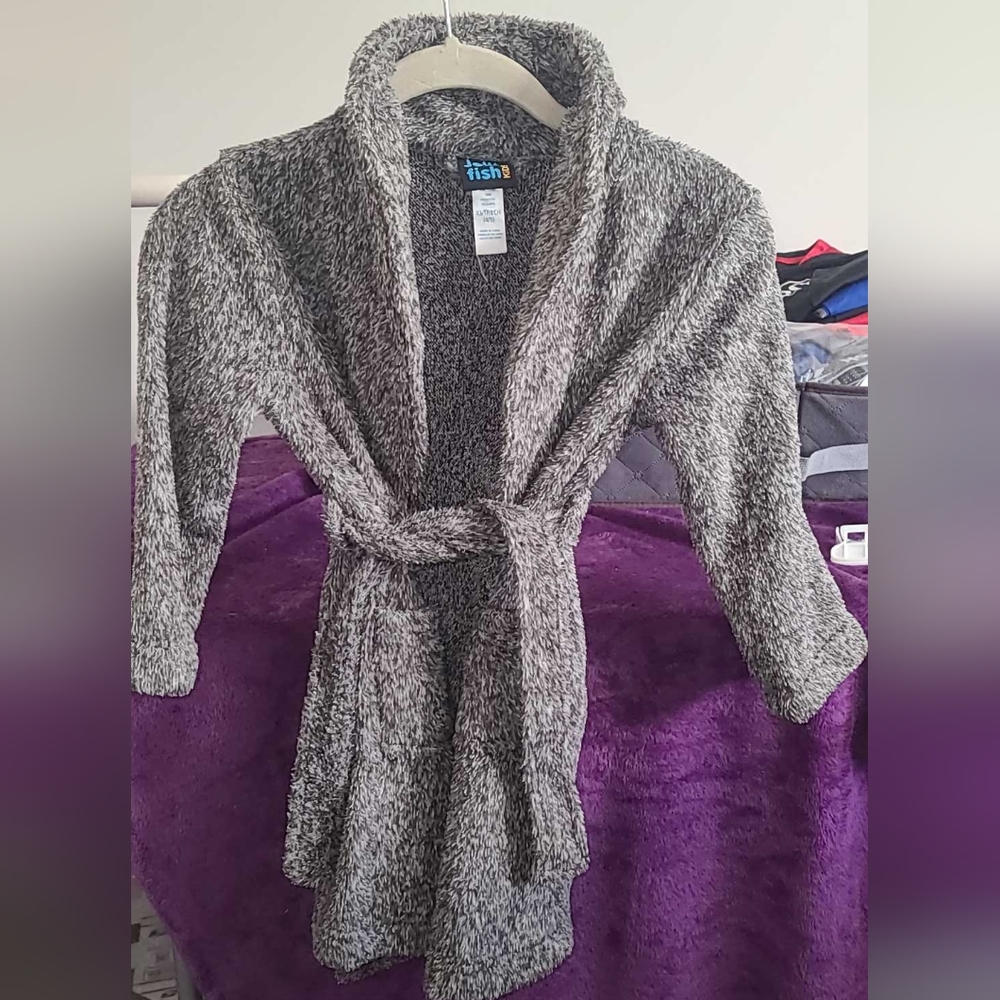 Jelli Fish Boy's Bath Robe, Size 4/5